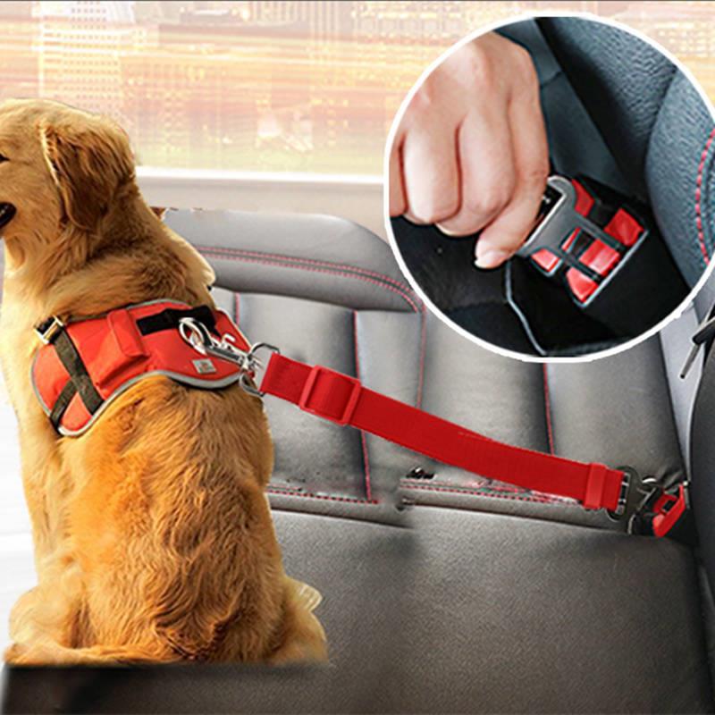 PawHarbour™ Retractable Dog Seatbelt Harness